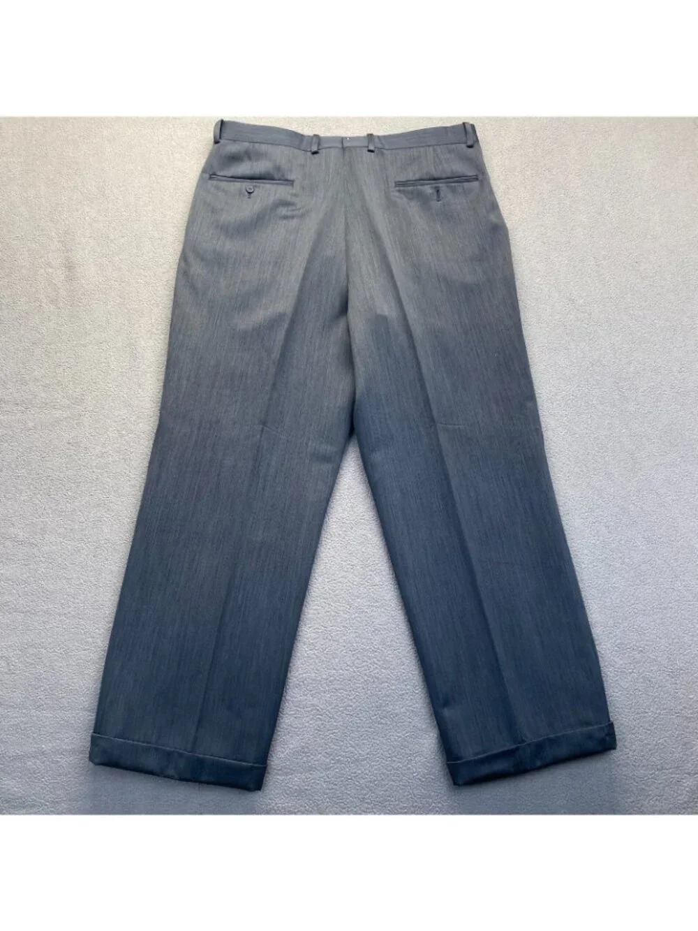 Vanetti Men’s Dress Pants Size 38R Preppy,Gray,Pleated